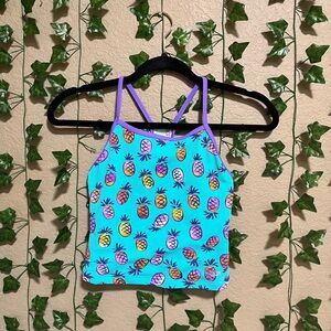 Speedo girls 2 piece pineapple swim suit